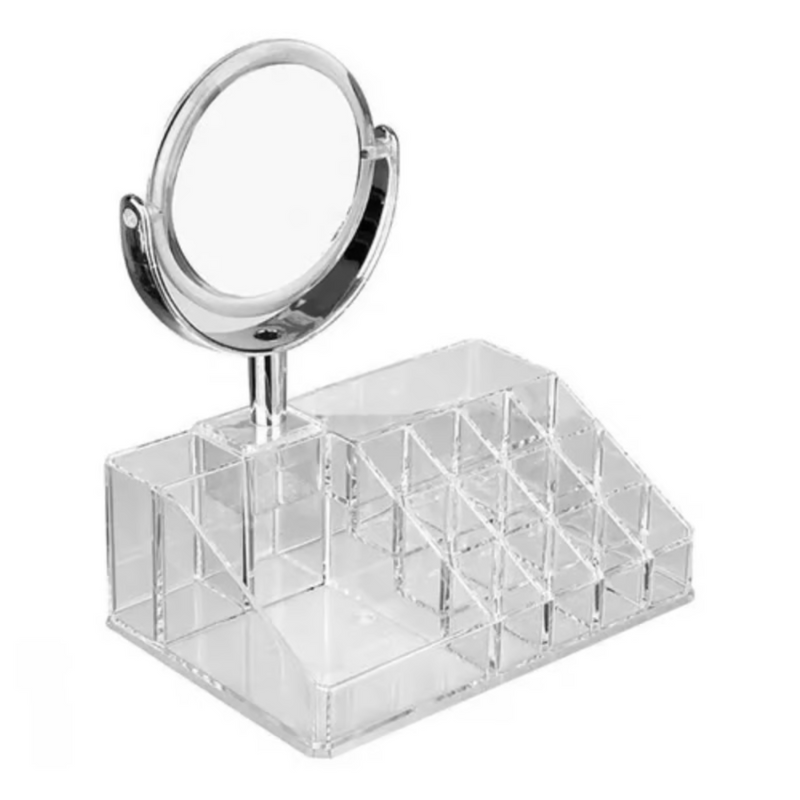 ORGANIZADOR MAQUILLAJE CON ESPEJO